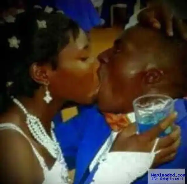 See What This Groom Is Doing To This Bride.. Lol